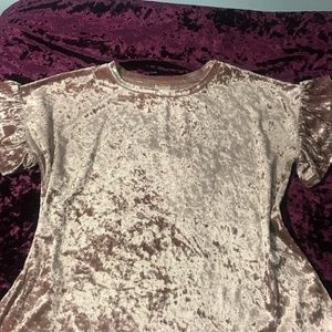 Target velvet top